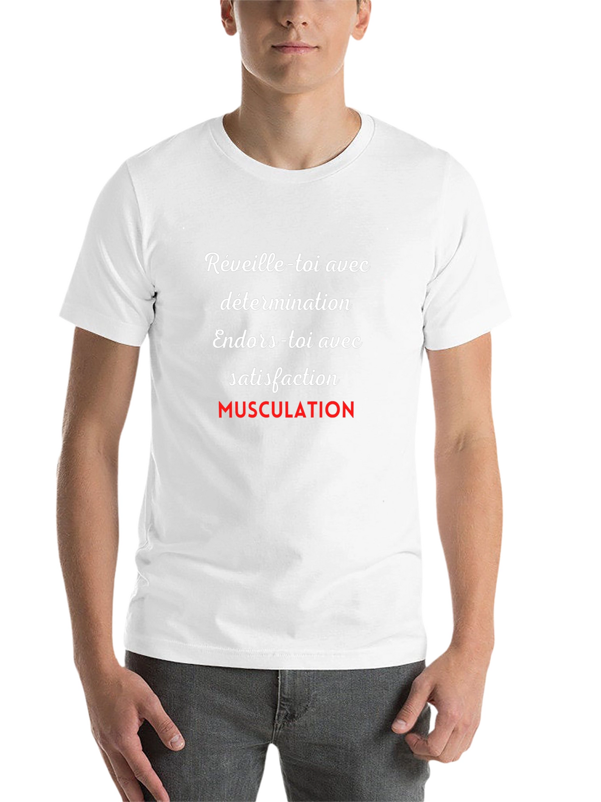 Motivational Workout T-Shirt - French Text
