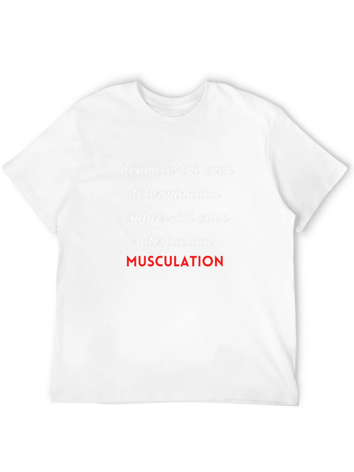 Motivational Workout T-Shirt - French Text