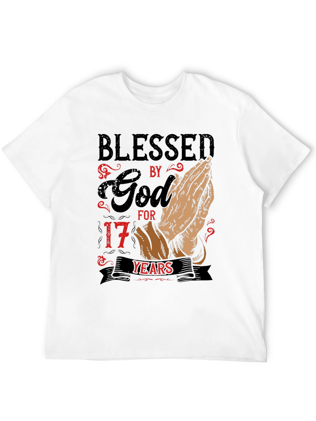 Blessed by God 17 Years Graphic Tee