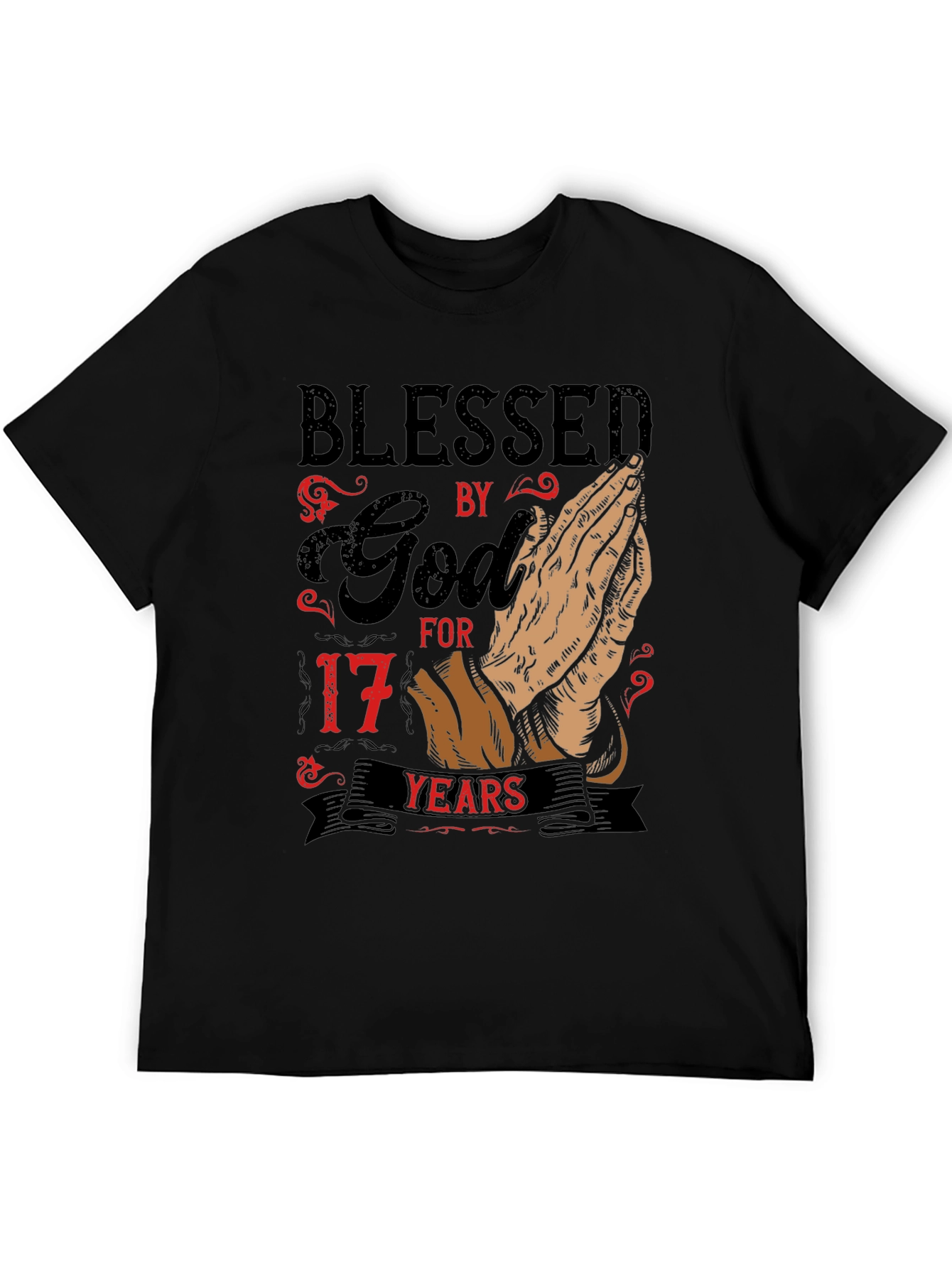 Blessed by God 17 Years Graphic Tee