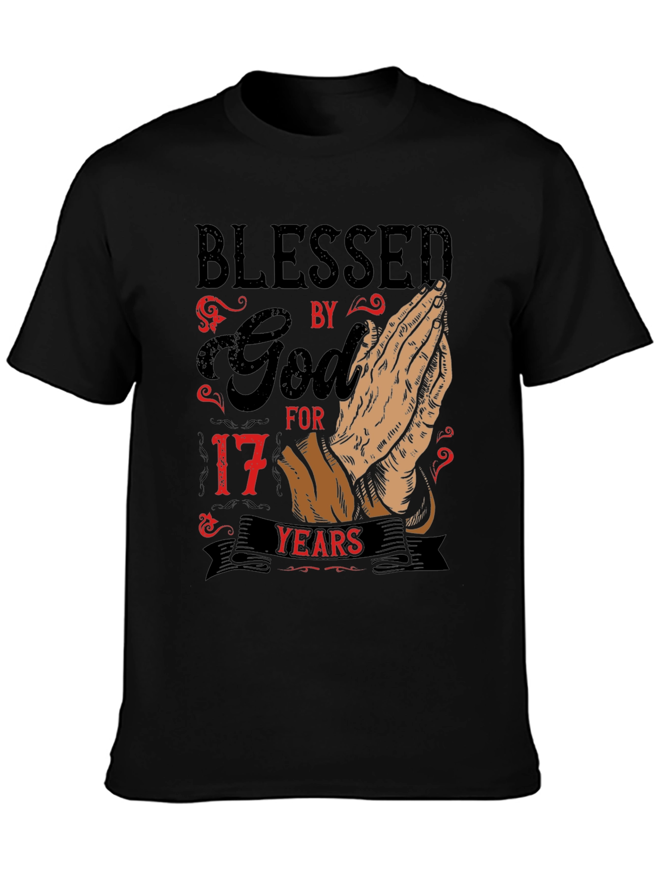 Blessed by God 17 Years Graphic Tee