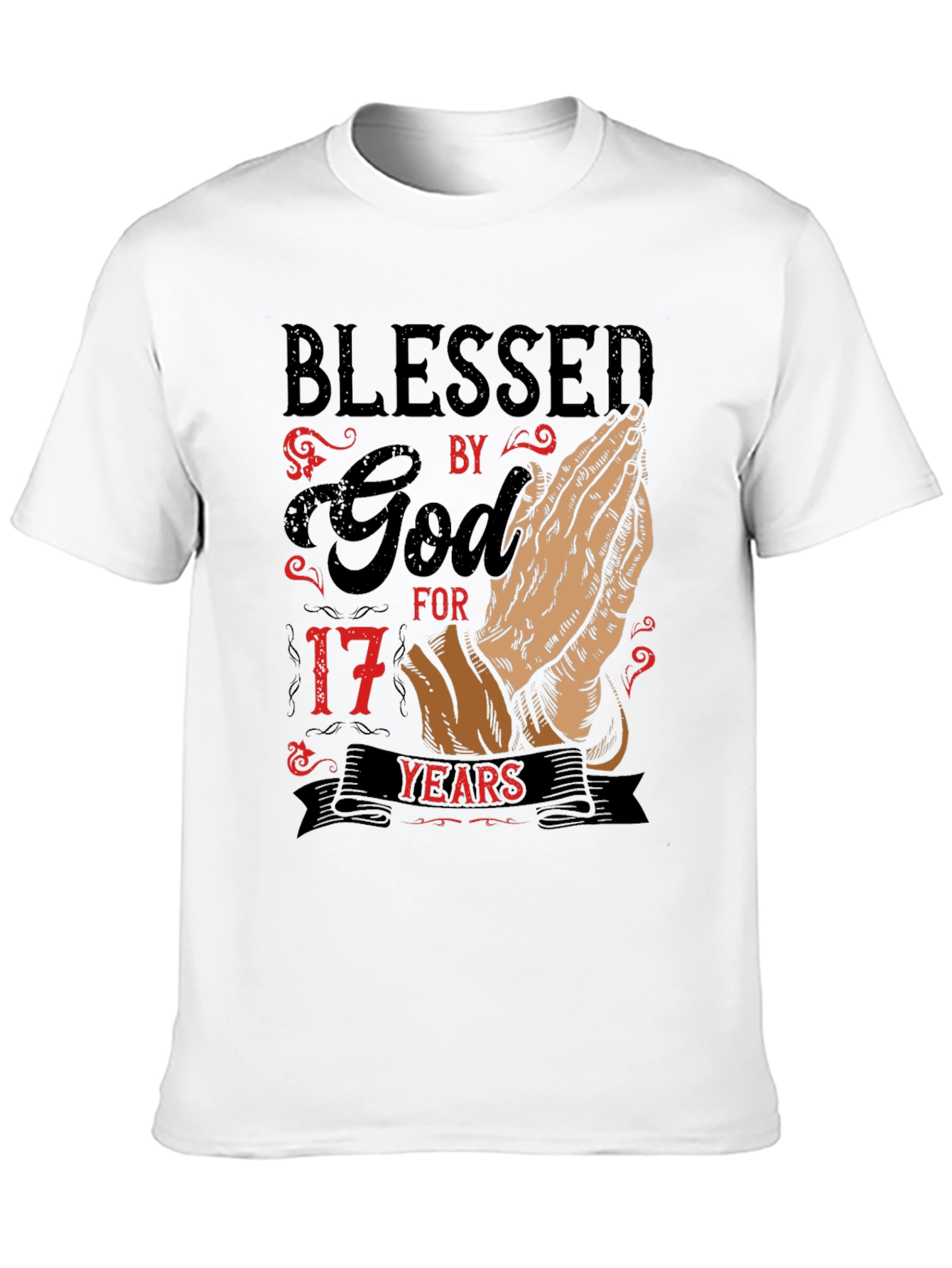 Blessed by God 17 Years Graphic Tee