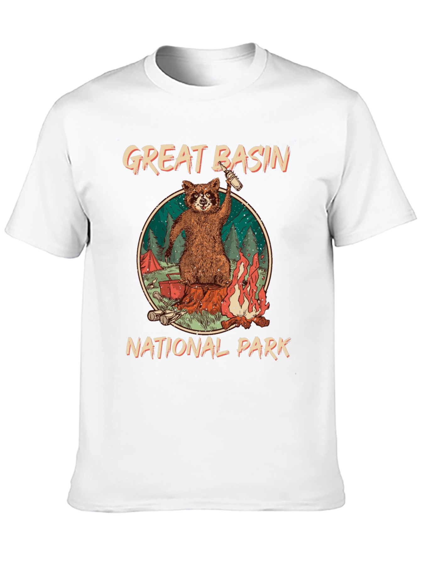Great Basin National Park Raccoon Graphic Tee