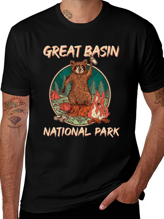 Great Basin National Park Raccoon Graphic Tee