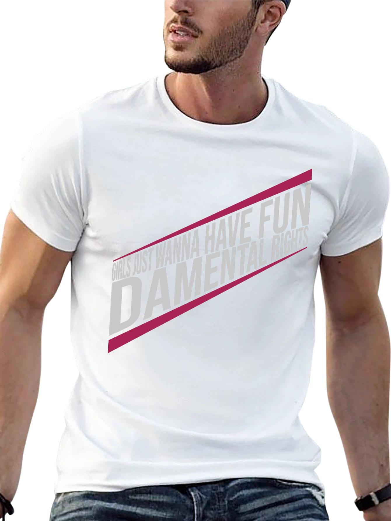 Feminist T-Shirt - Girls Just Wanna Have Fun-damental Rights