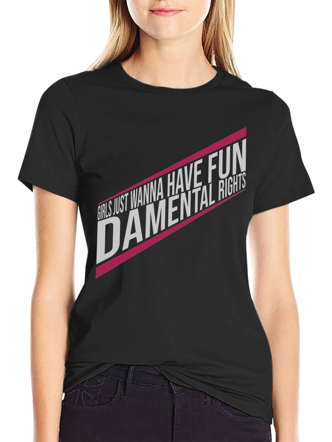 Feminist T-Shirt - Girls Just Wanna Have Fun-damental Rights