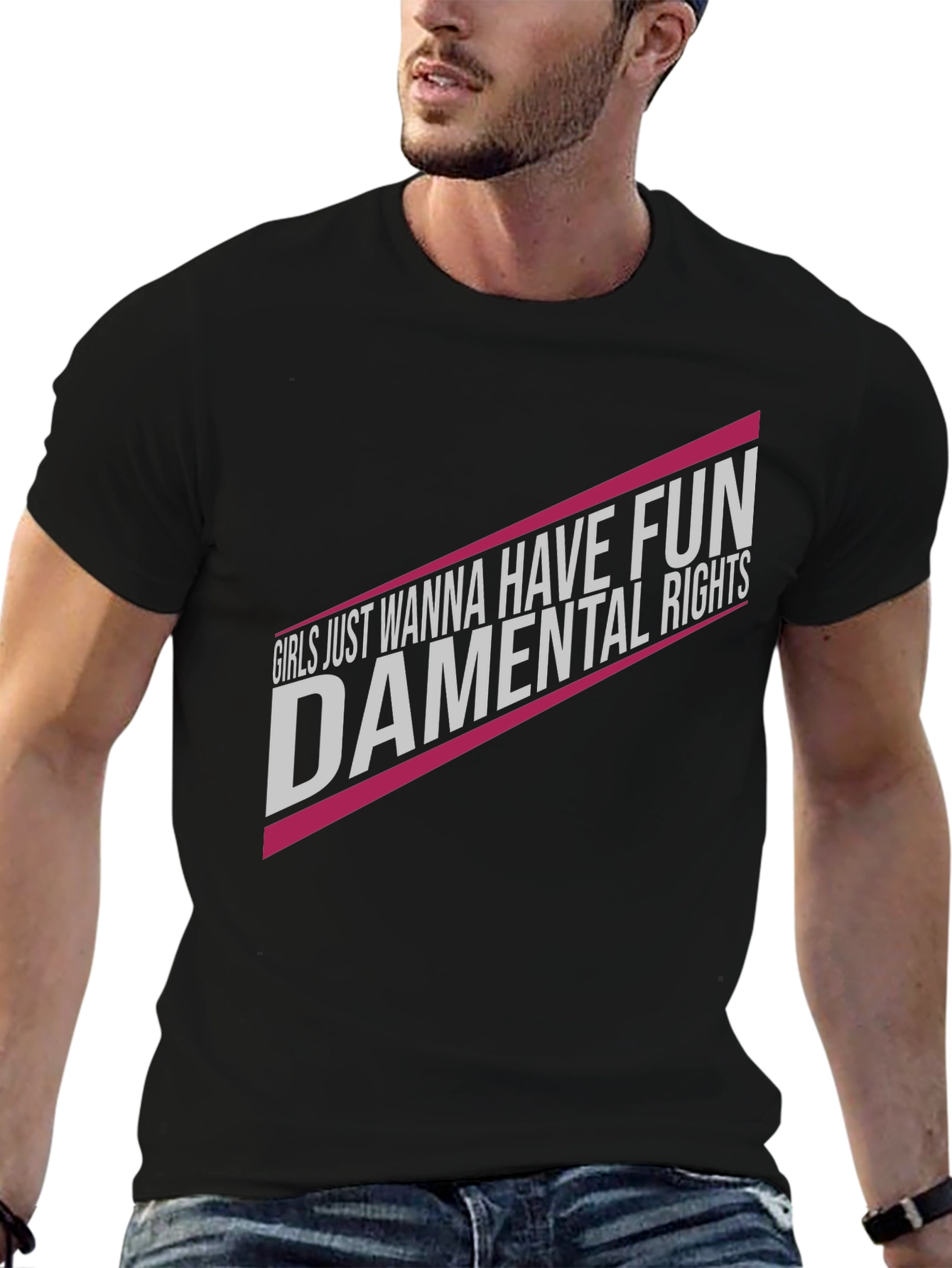 Feminist T-Shirt - Girls Just Wanna Have Fun-damental Rights