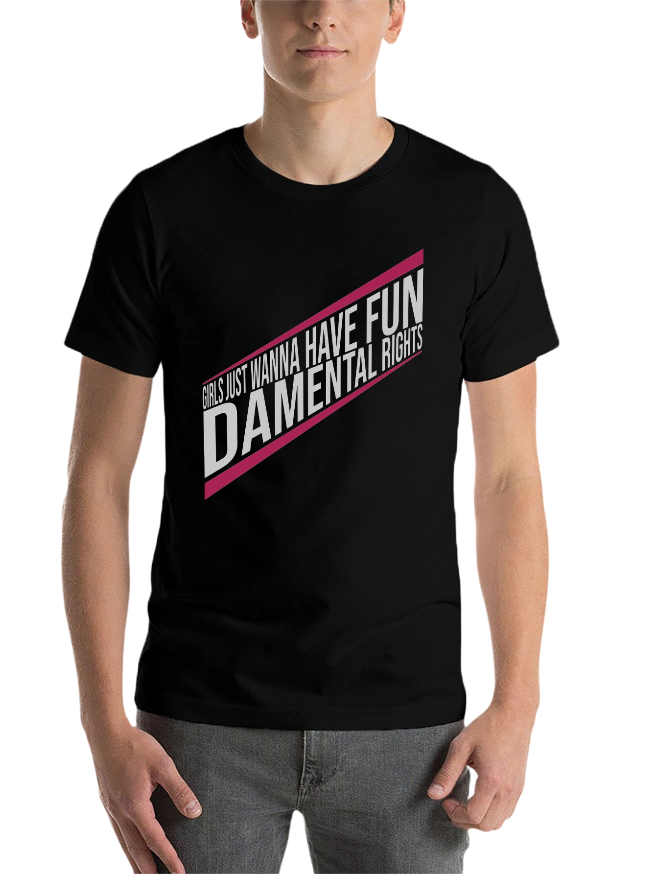 Feminist T-Shirt - Girls Just Wanna Have Fun-damental Rights