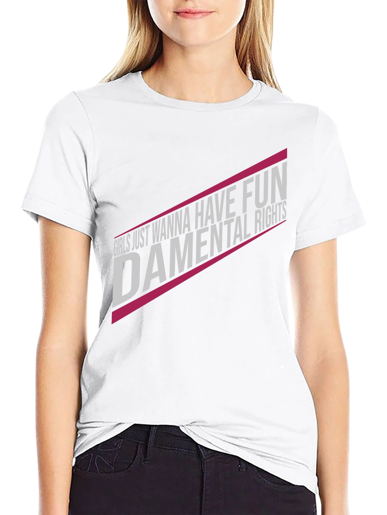 Feminist T-Shirt - Girls Just Wanna Have Fun-damental Rights