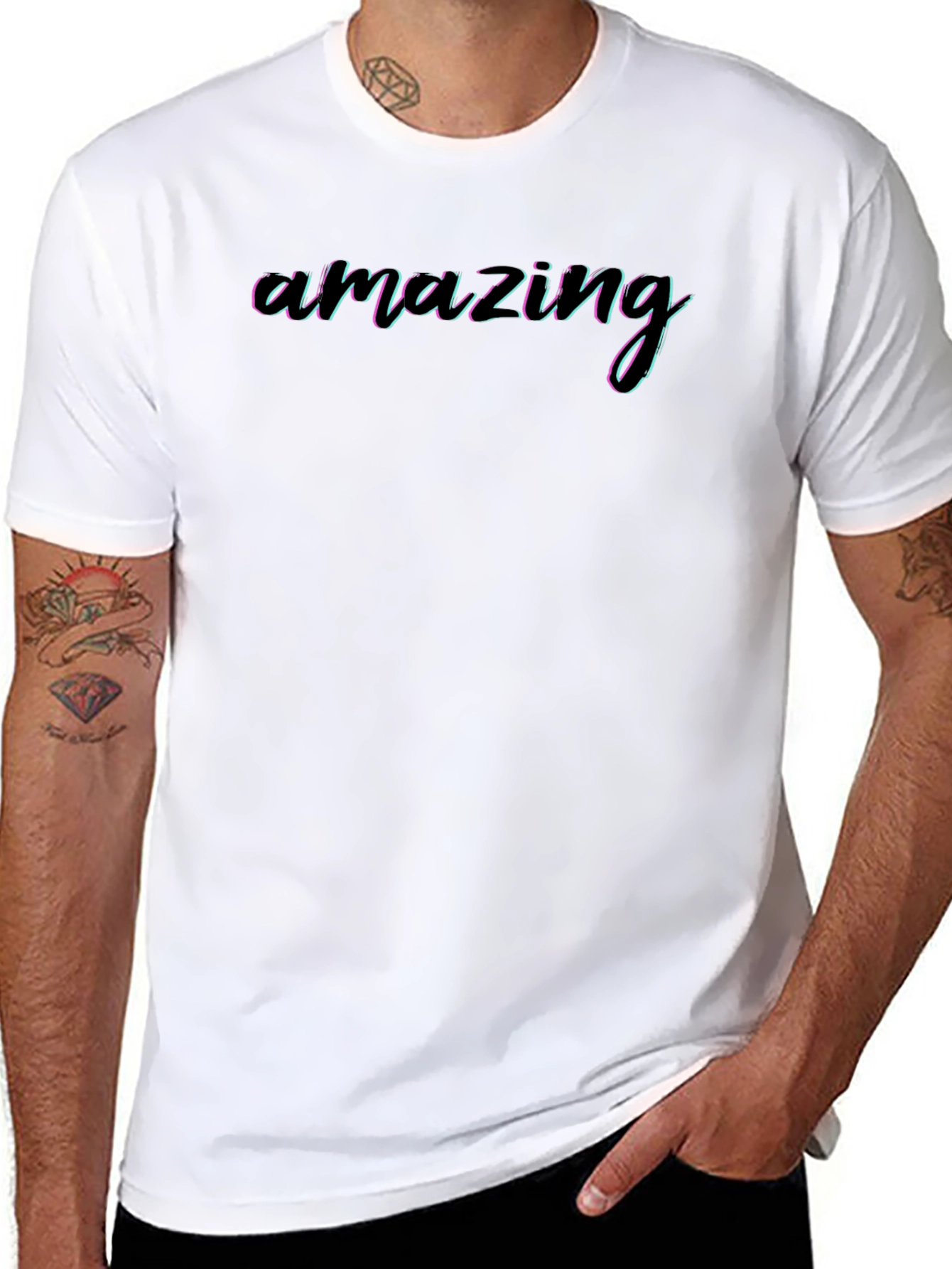 Amazing Graphic Tee - Black T-Shirt