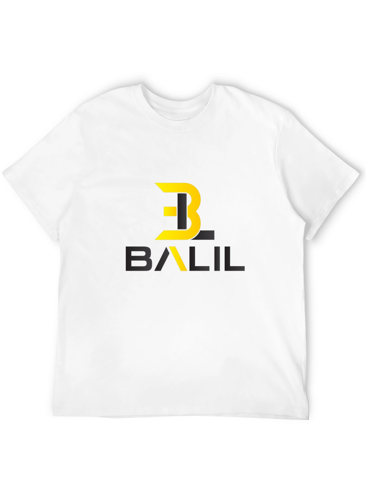 Stylish Black Graphic Tee with Modern Logo