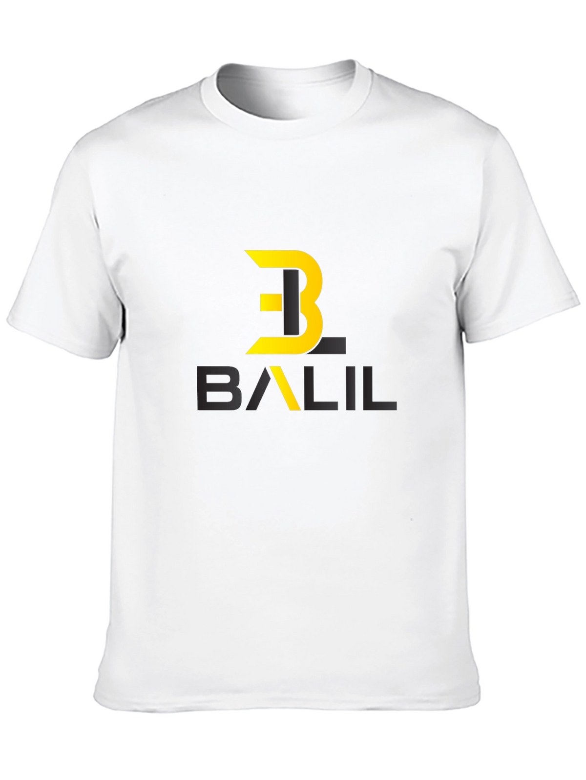 Stylish Black Graphic Tee with Modern Logo