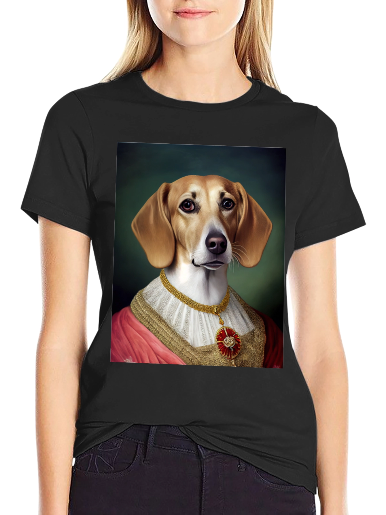 Regal Dog Portrait T-Shirt