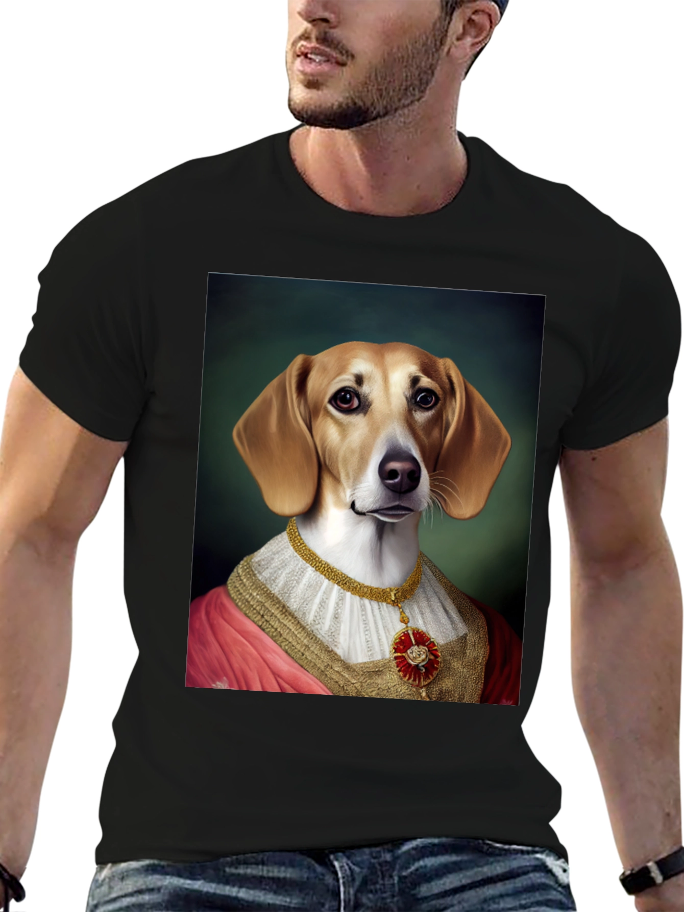 Regal Dog Portrait T-Shirt