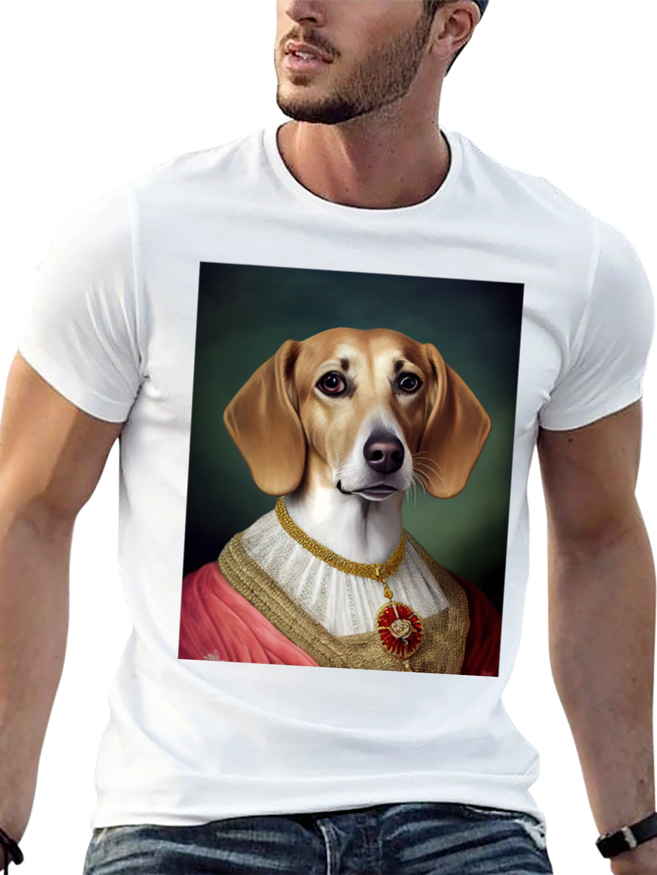 Regal Dog Portrait T-Shirt