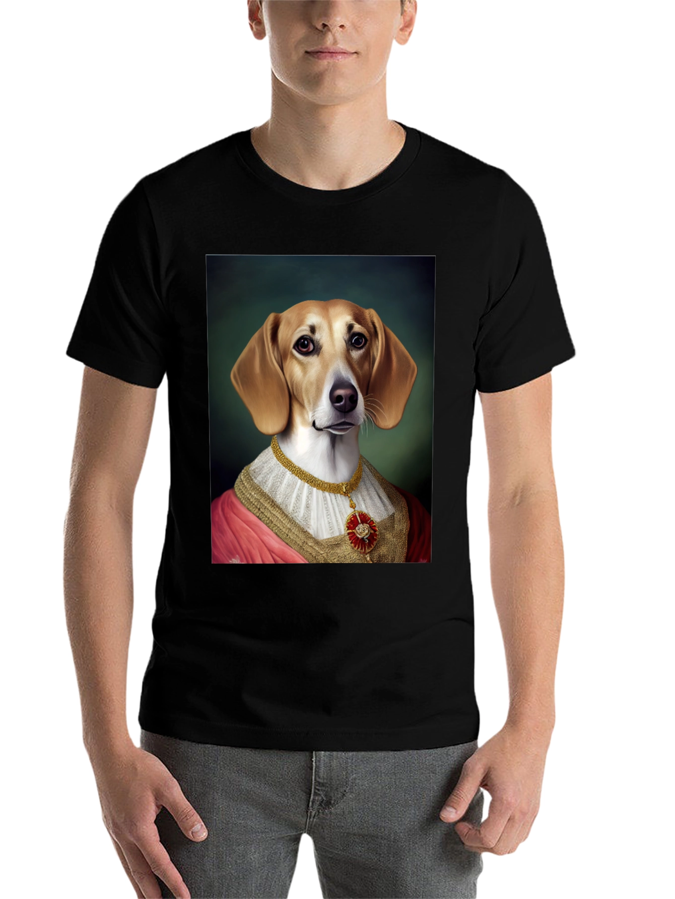 Regal Dog Portrait T-Shirt
