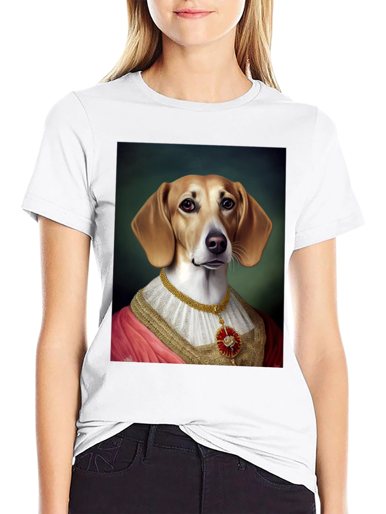 Regal Dog Portrait T-Shirt