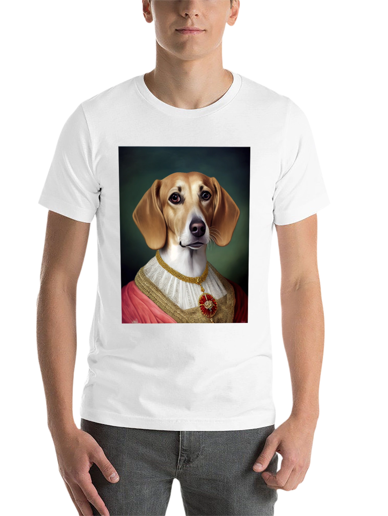 Regal Dog Portrait T-Shirt
