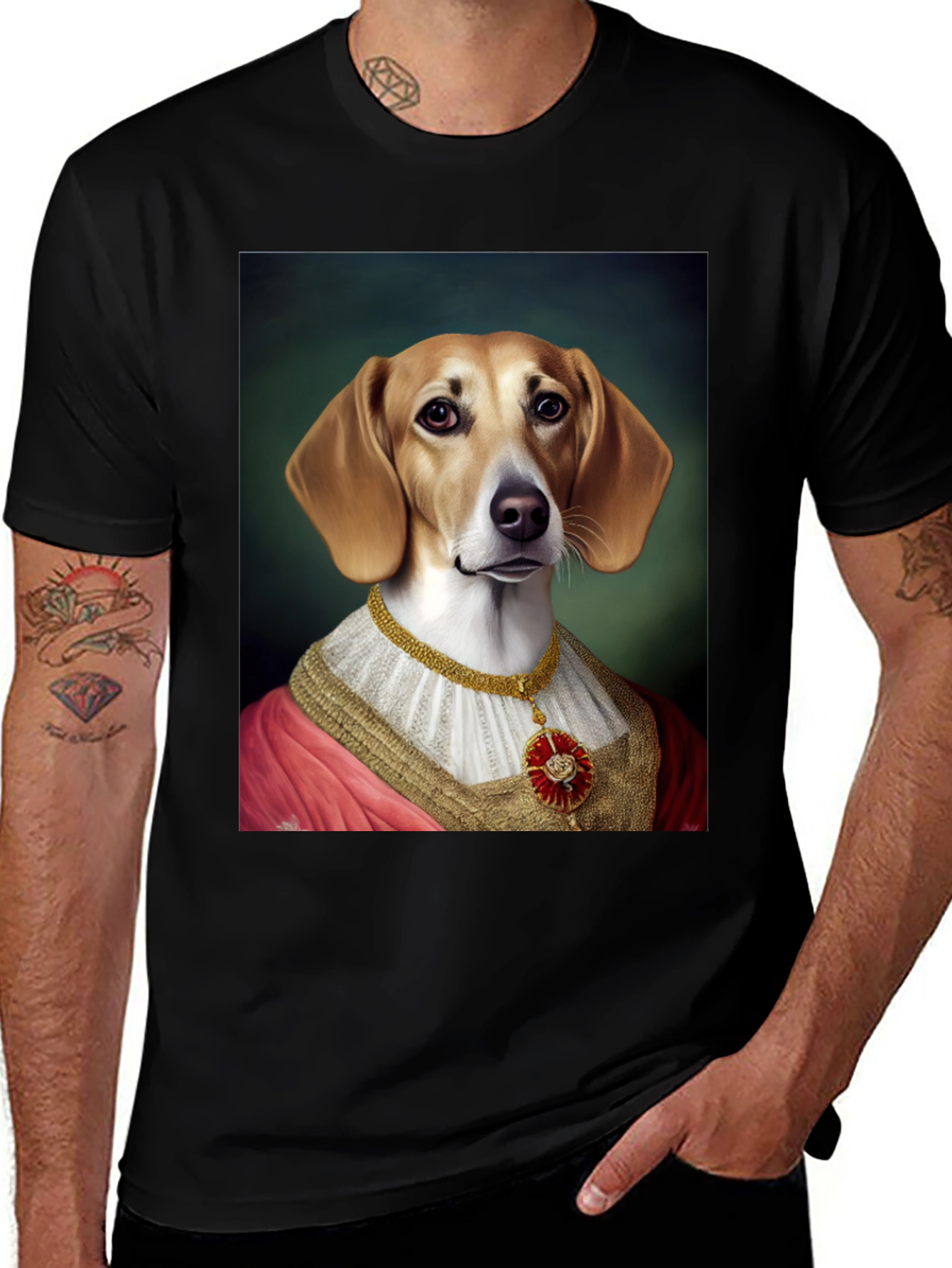 Regal Dog Portrait T-Shirt