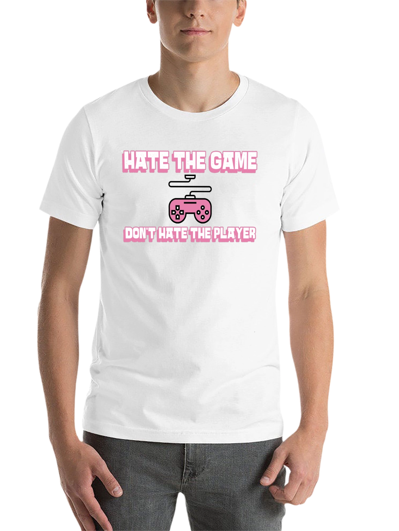 Hate The Game Not The Player Black T-Shirt