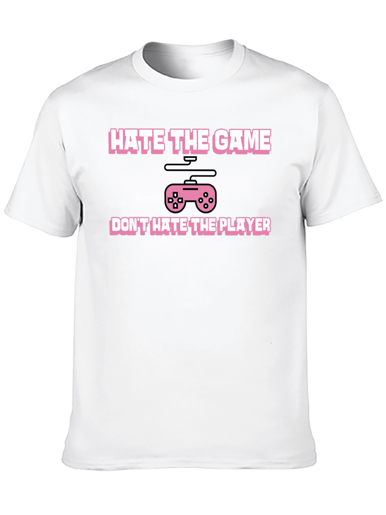 Hate The Game Not The Player Black T-Shirt