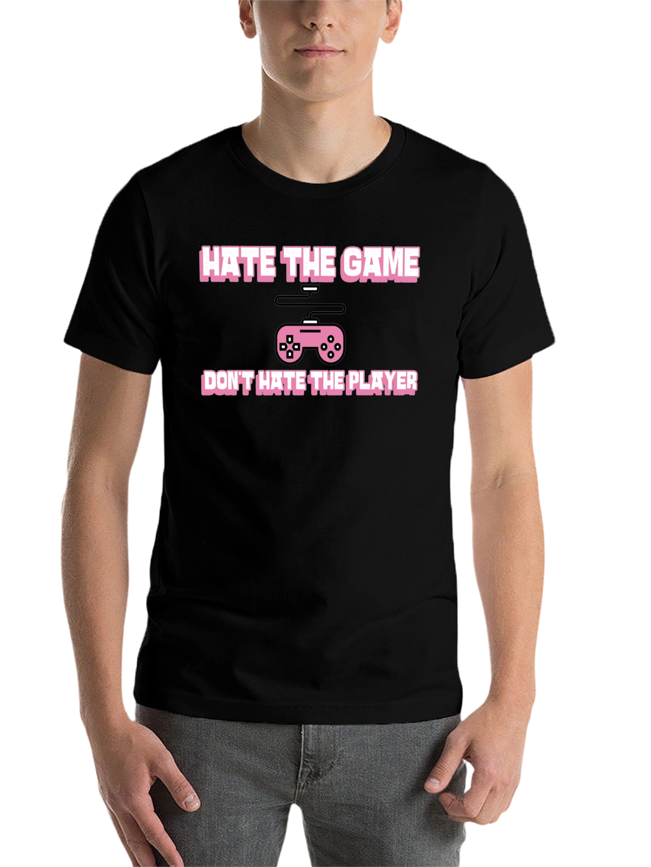 Hate The Game Not The Player Black T-Shirt
