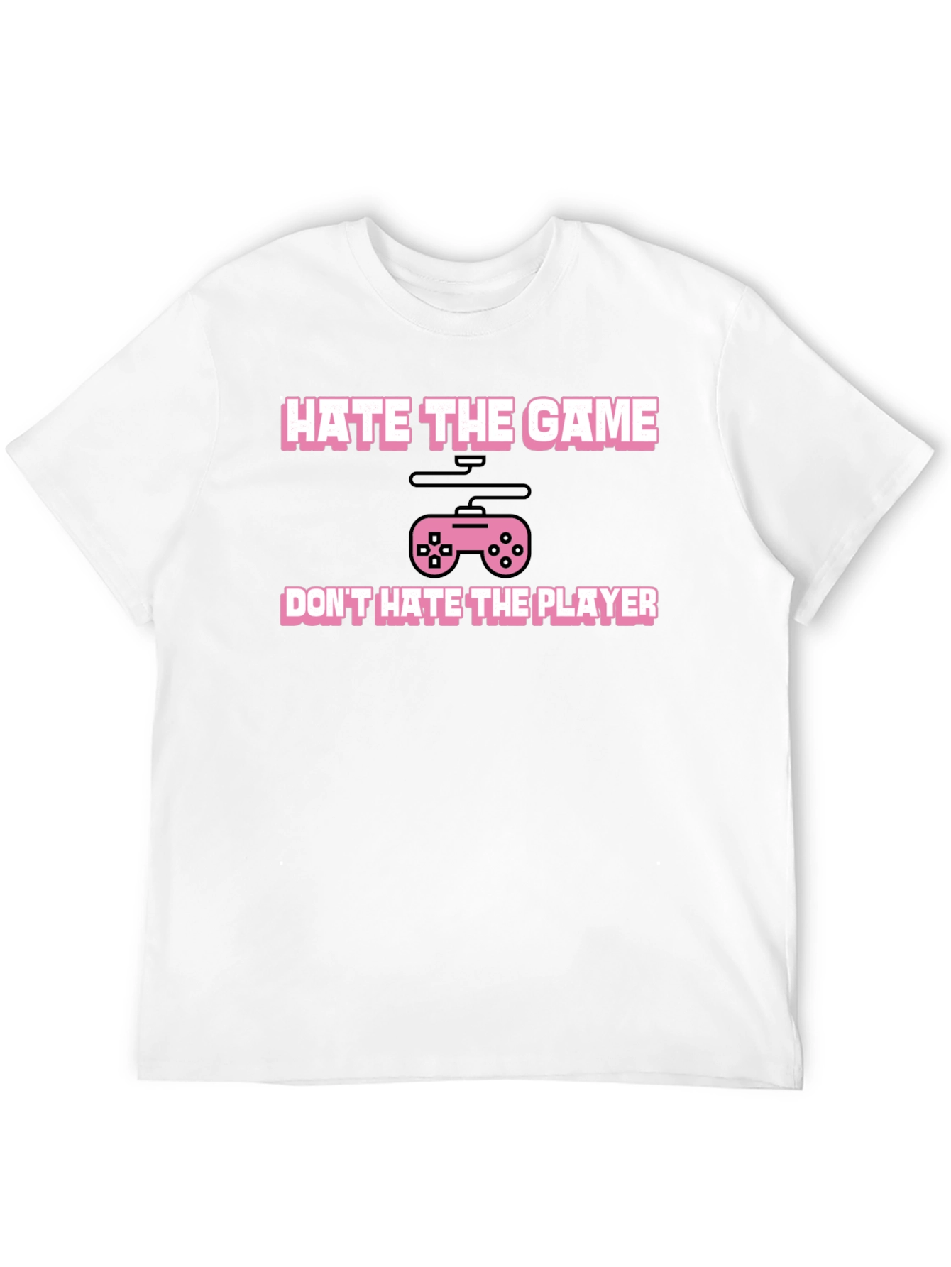 Hate The Game Not The Player Black T-Shirt