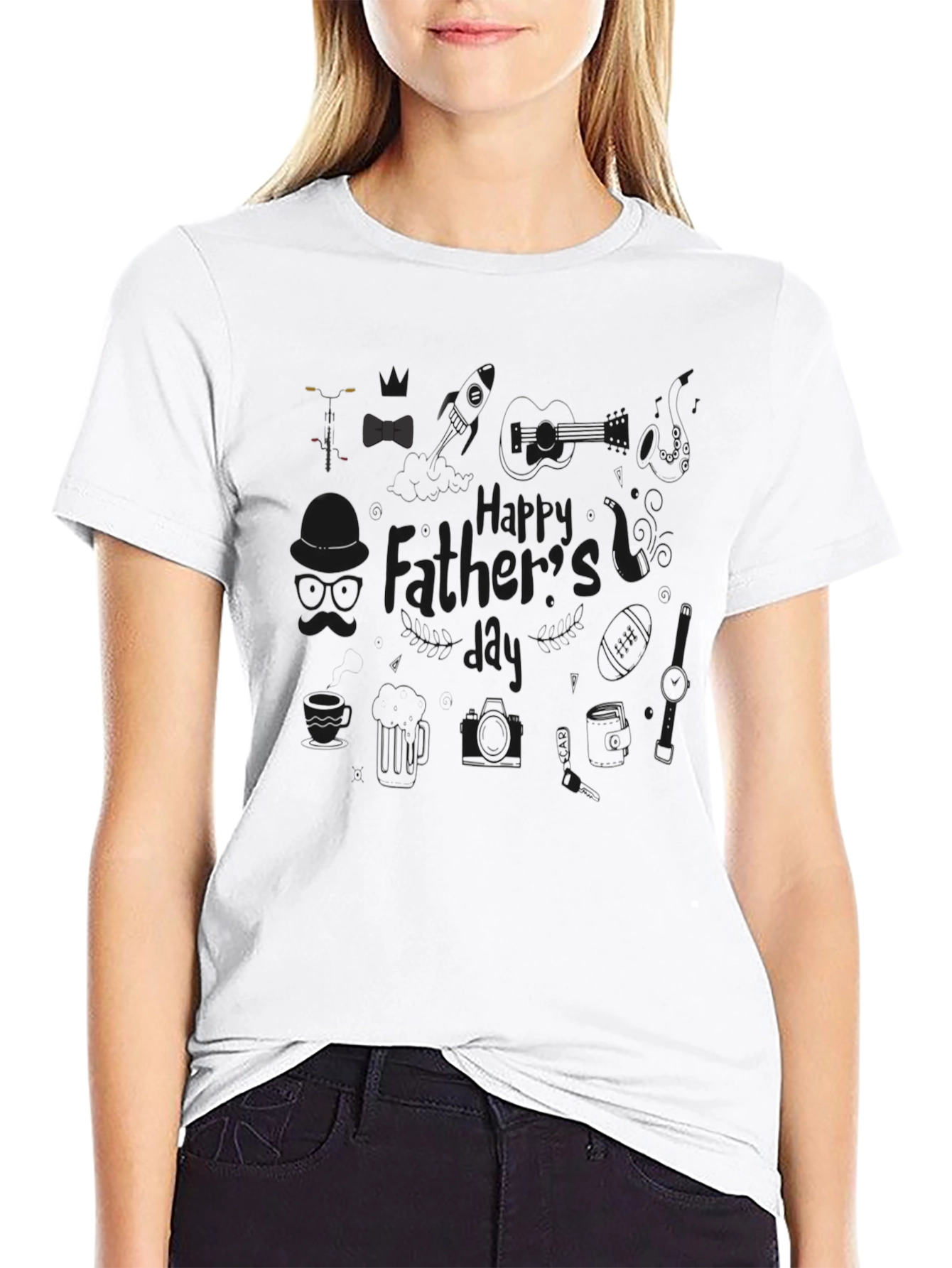 Happy Fathers Day Graphic Tee - Dad Gift