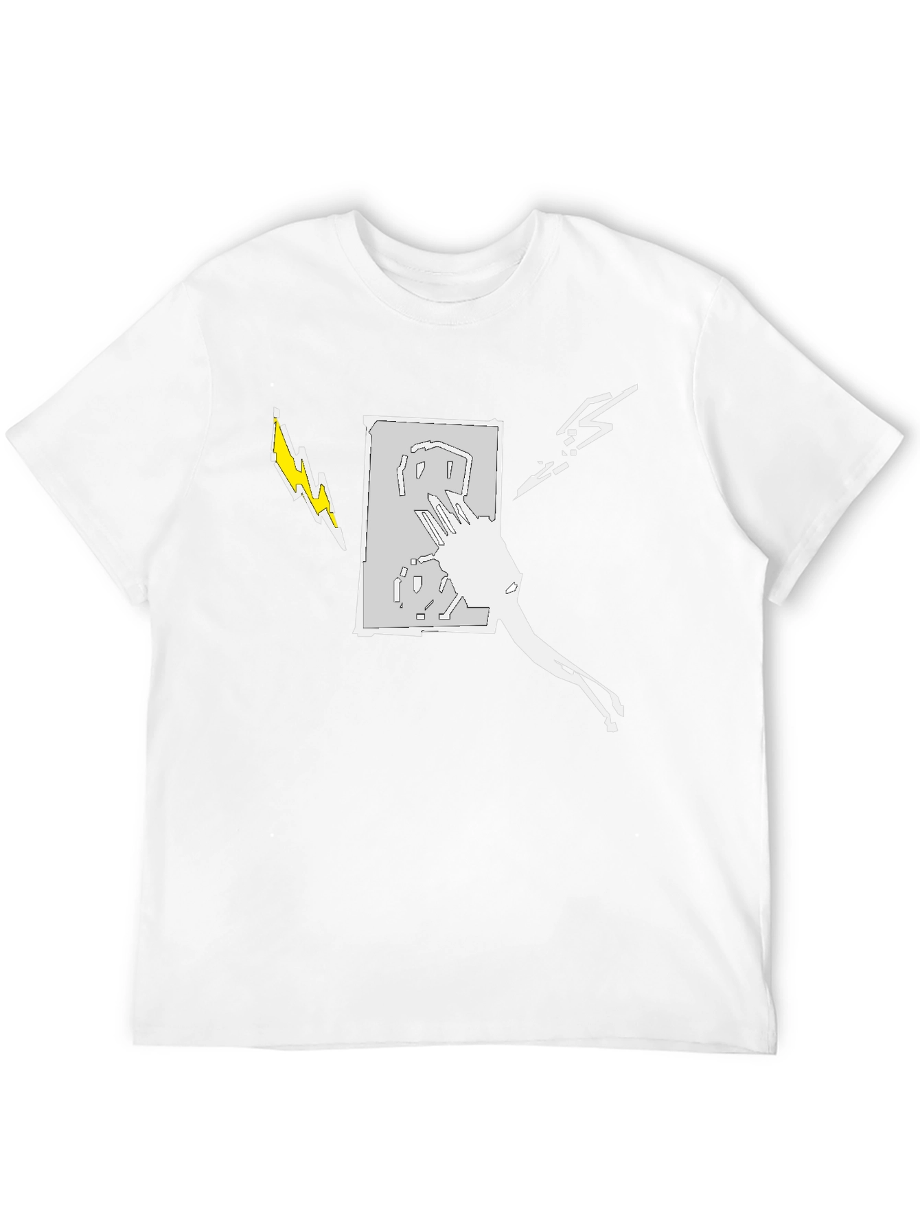 Electric Art Mens Black T-Shirt