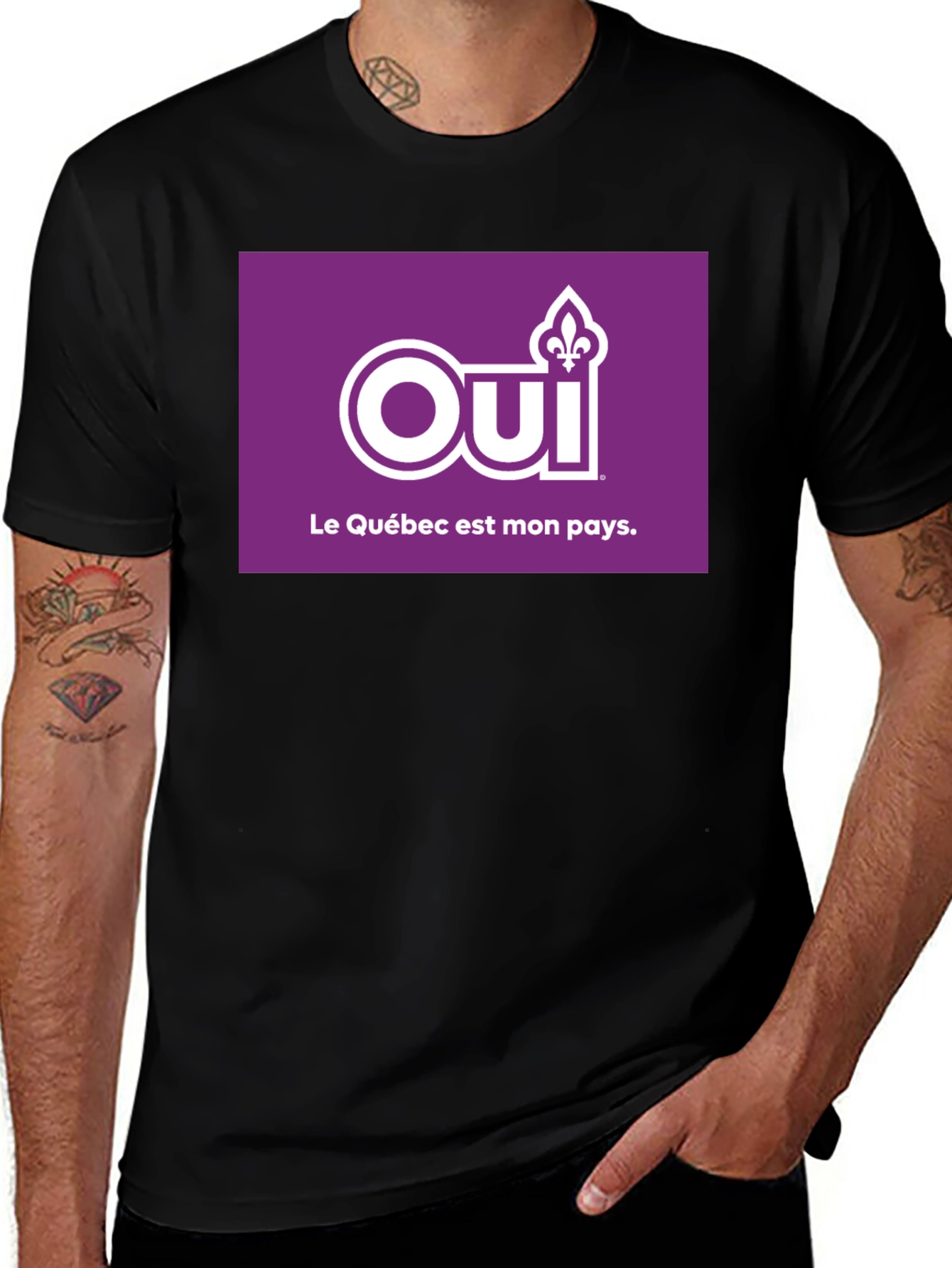 Oui Le Québec Est Mon Pays T-Shirt