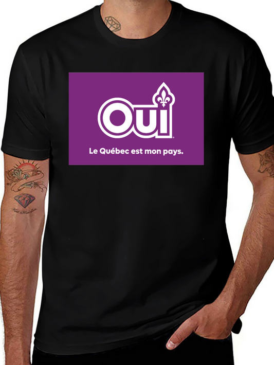 Oui Le Québec Est Mon Pays T-Shirt