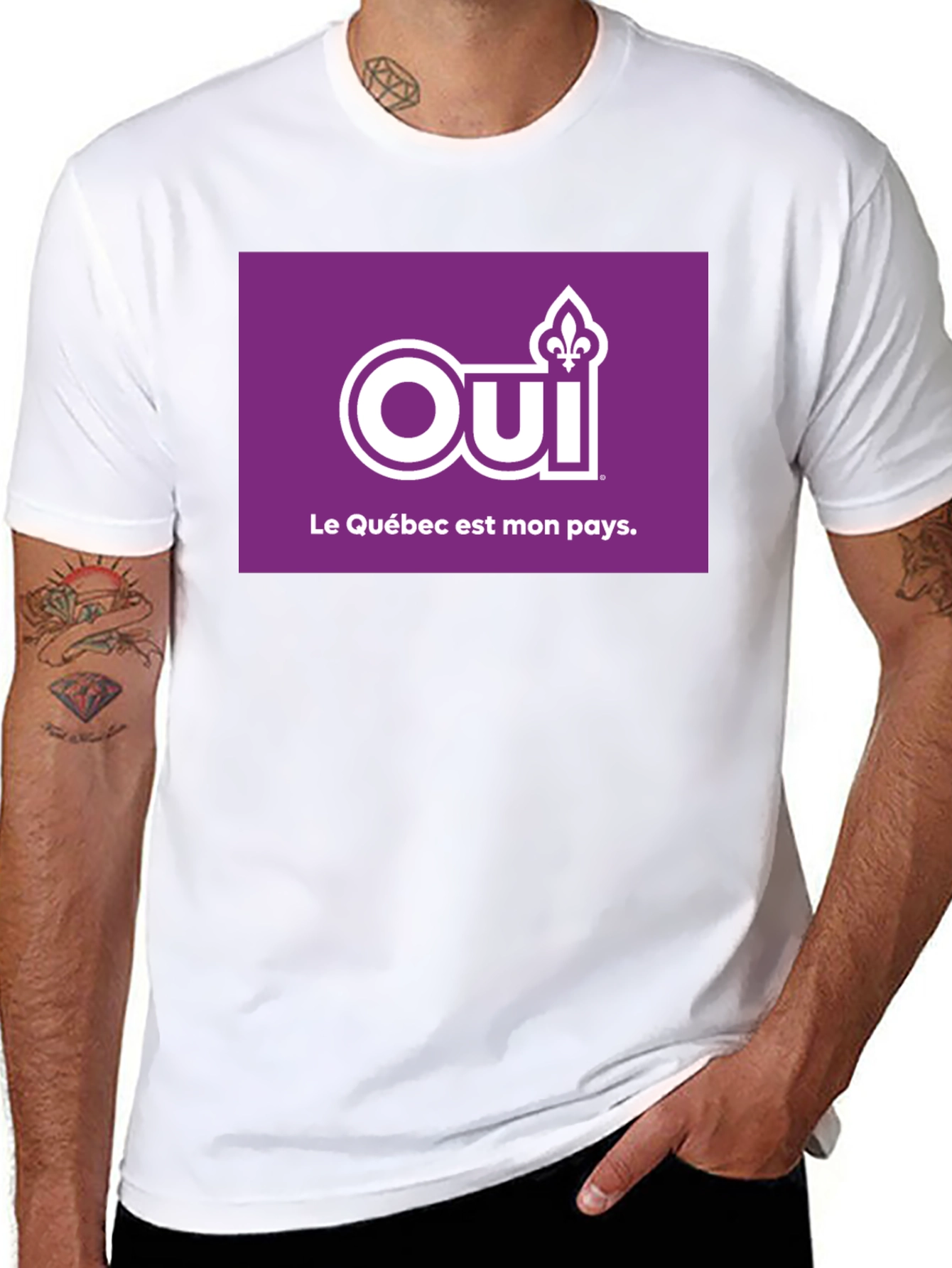 Oui Le Québec Est Mon Pays T-Shirt