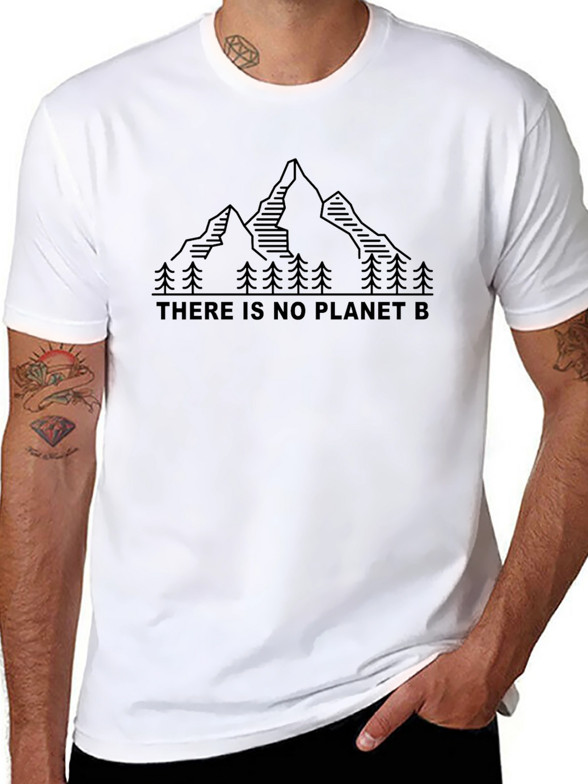 Eco-Friendly No Planet B Graphic Tee