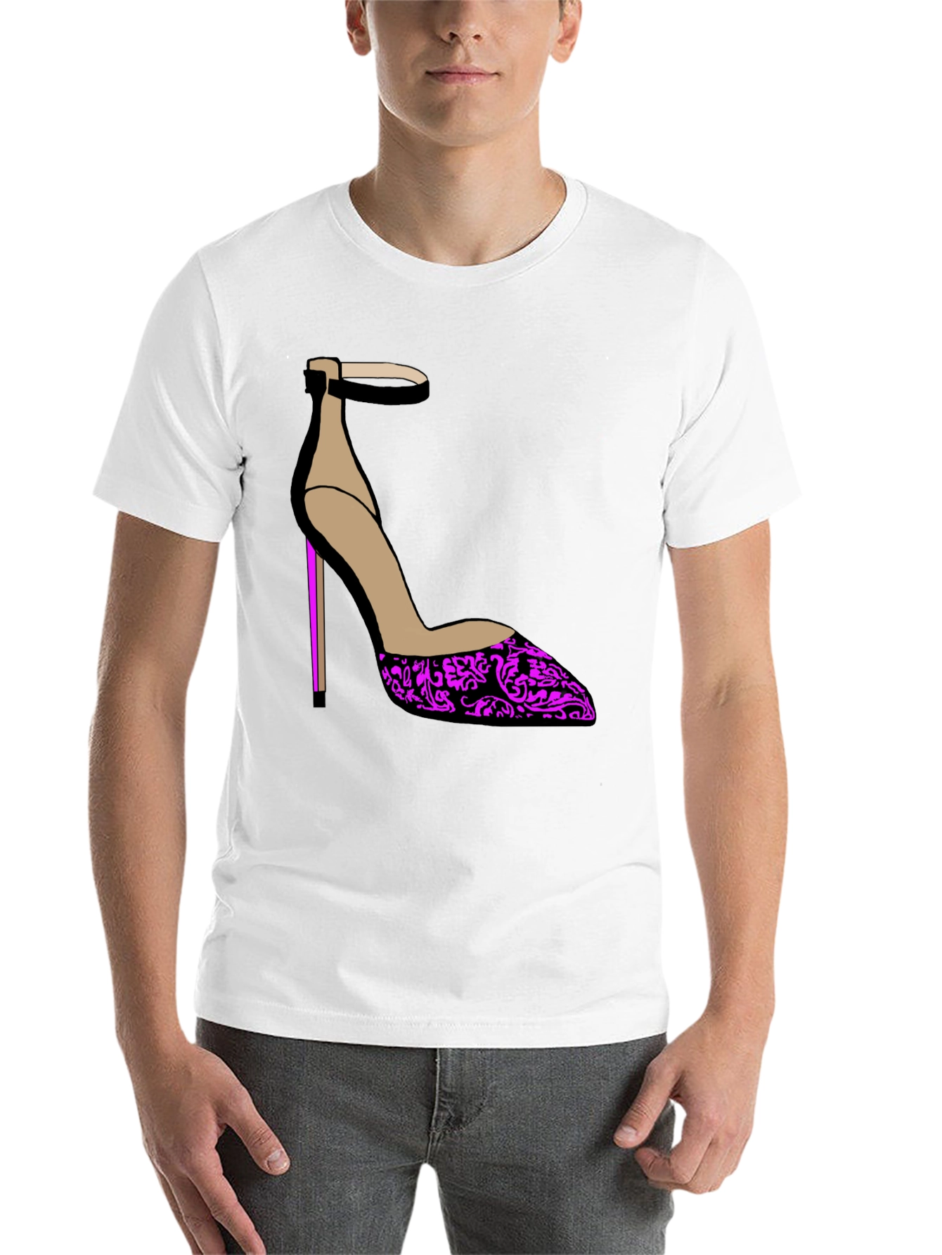 Stylish Heel Graphic Tee - Statement Fashion