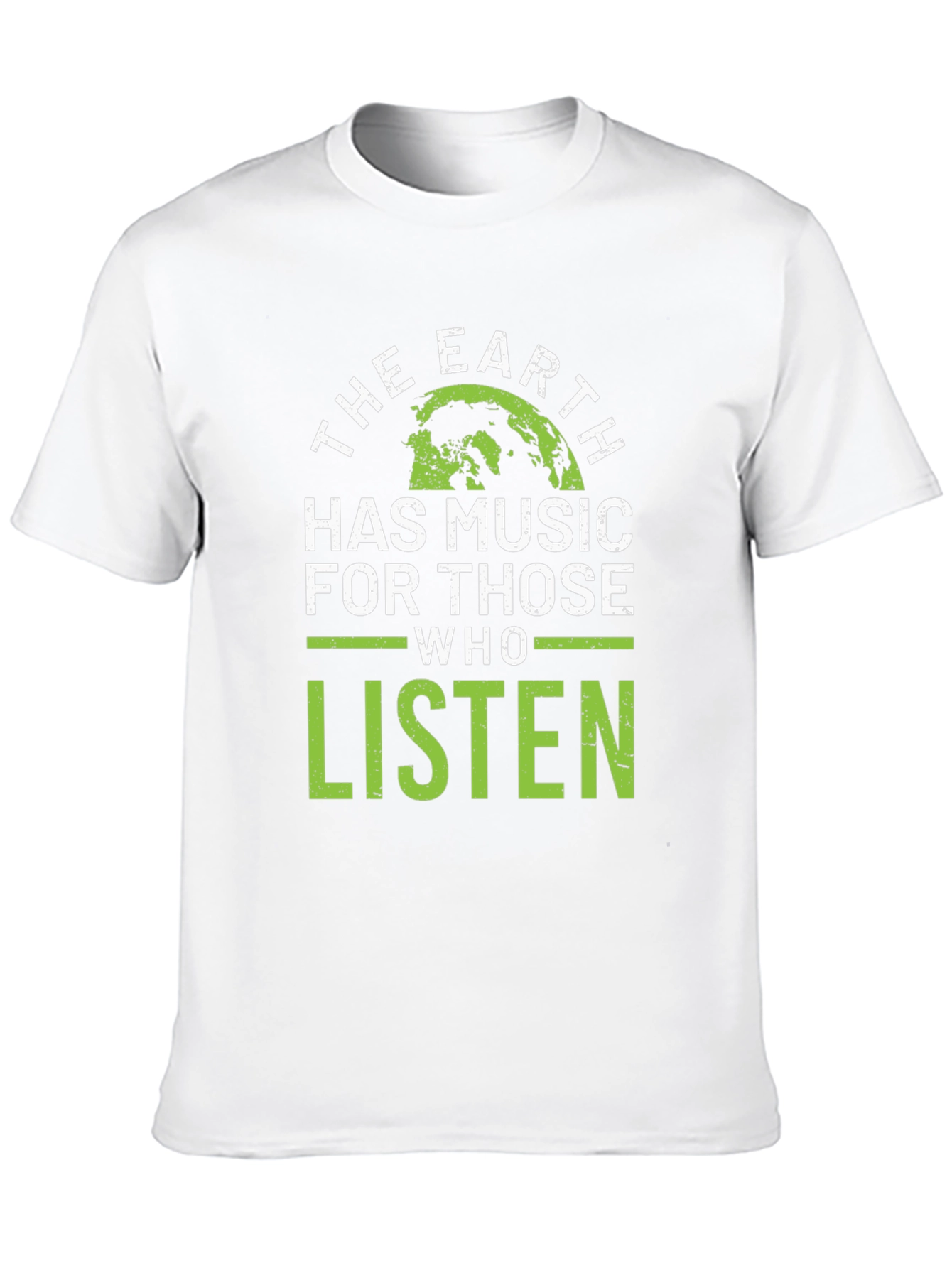 The Earth Has Music T-Shirt - Green