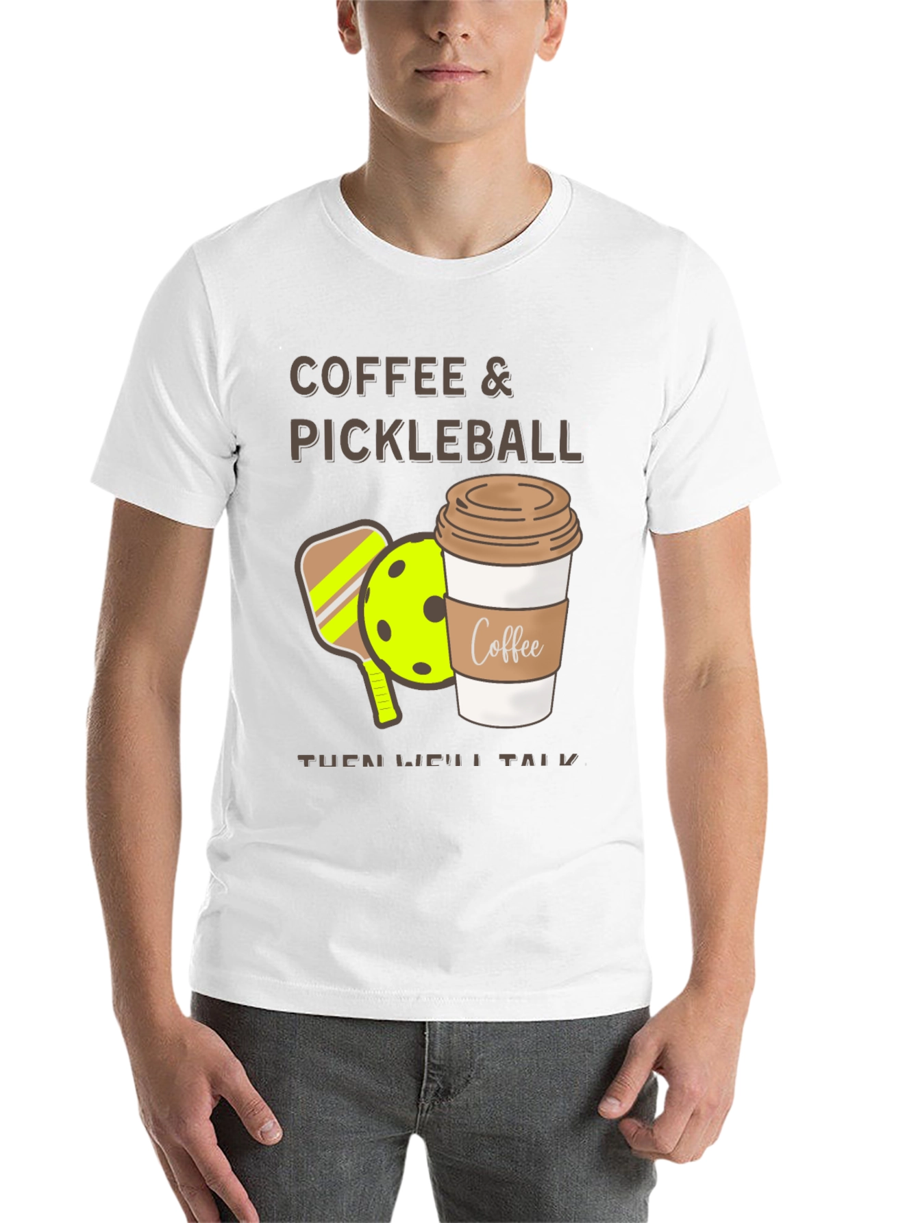 Coffee & Pickleball Graphic Tee