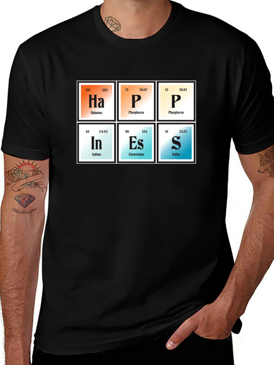 Periodic Table Inspired T-Shirt - HaPInEs