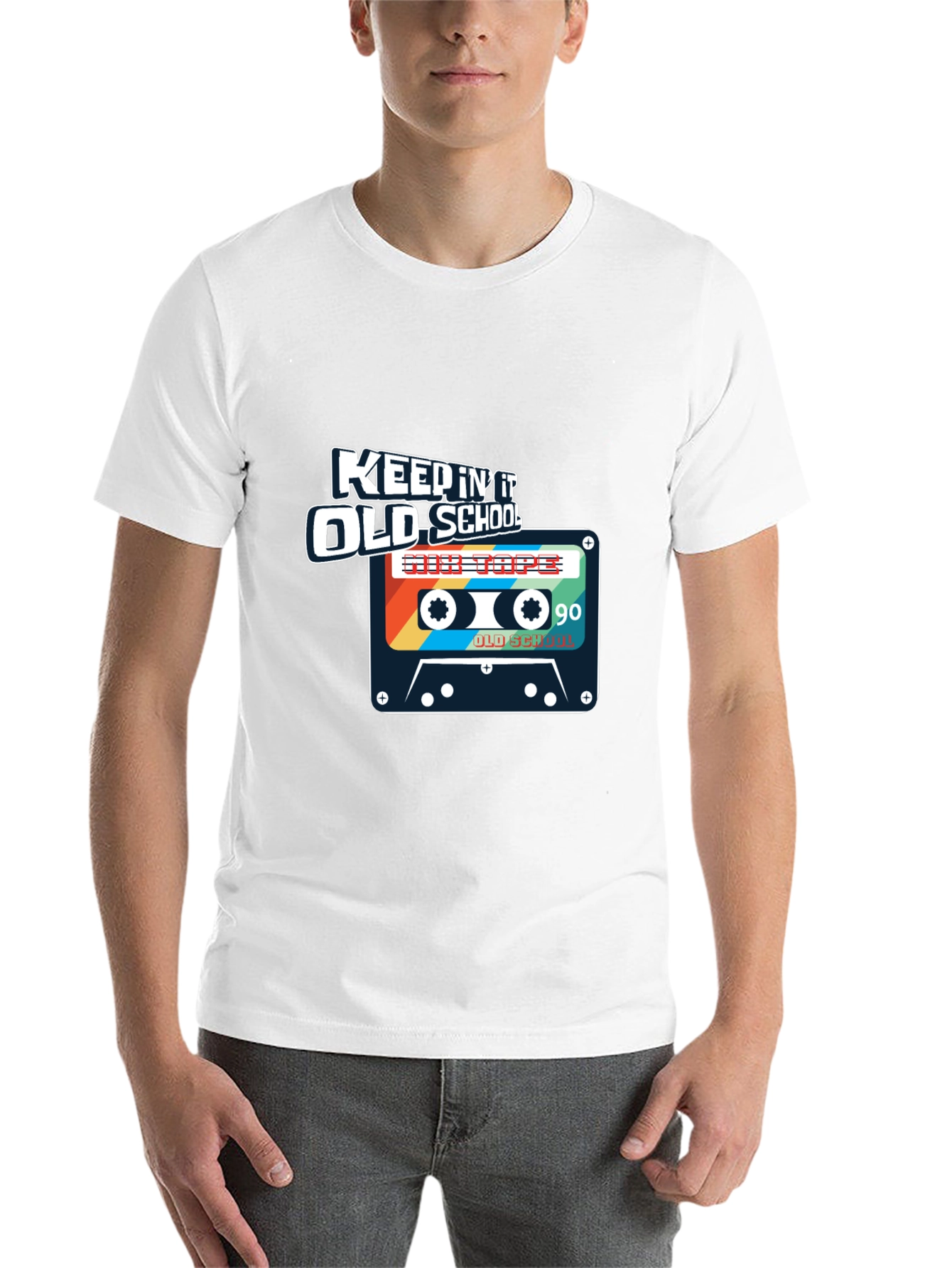 Keepin It Old School Cassette Tape Graphic Tee