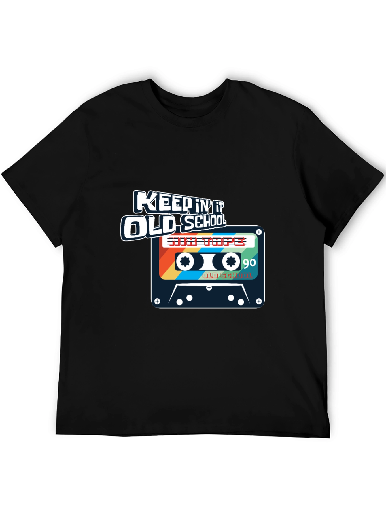 Keepin It Old School Cassette Tape Graphic Tee