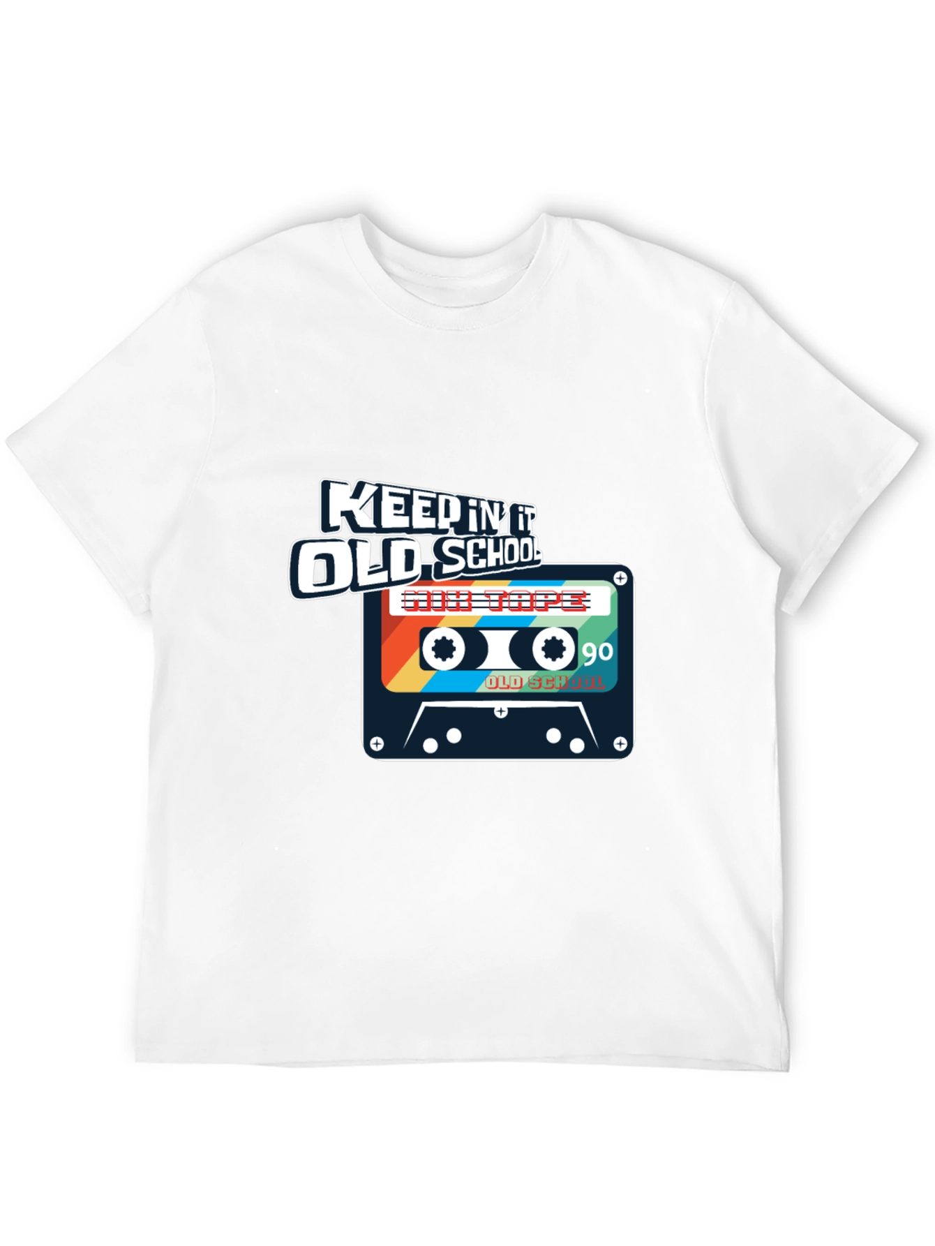 Keepin It Old School Cassette Tape Graphic Tee