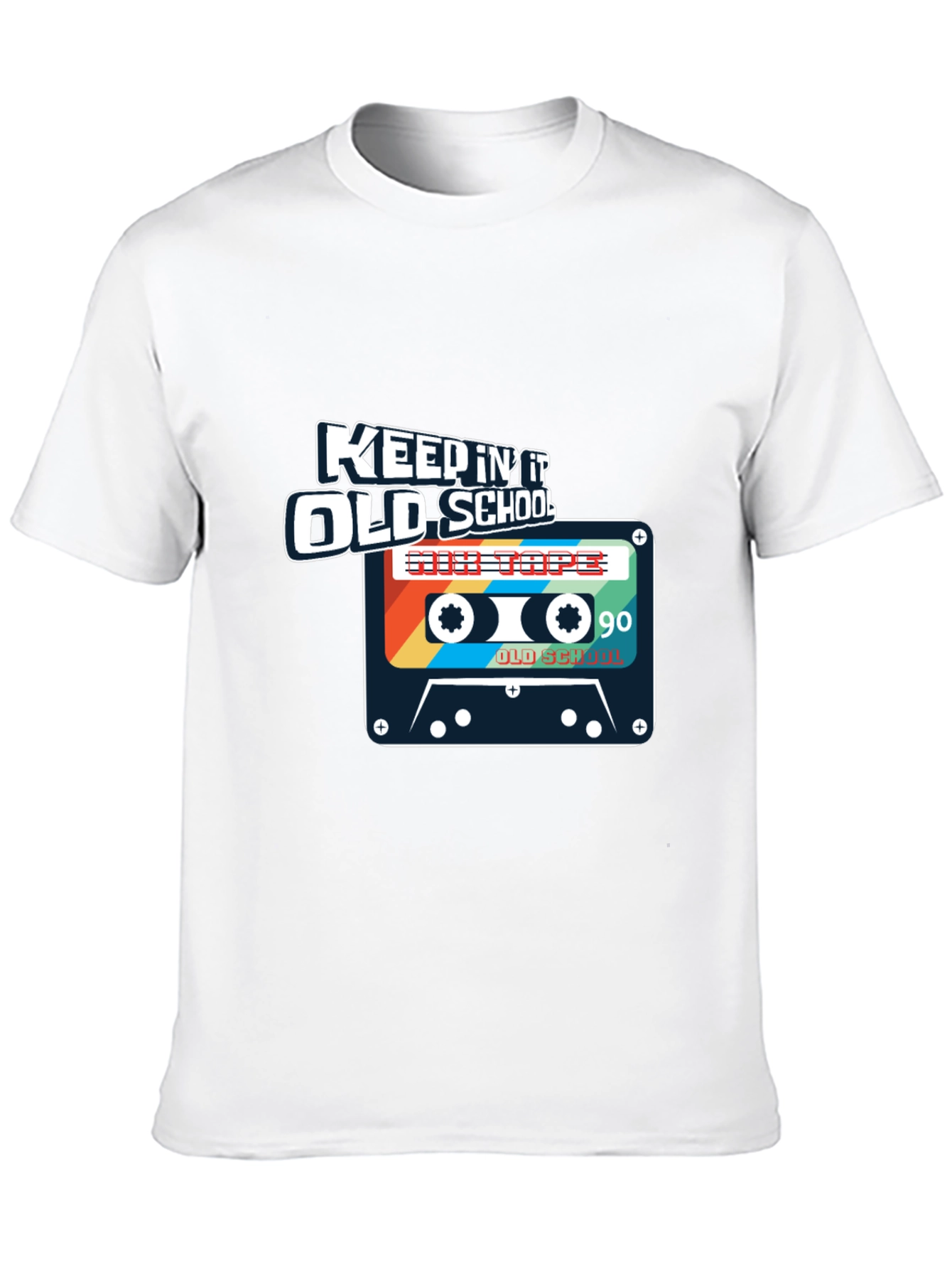 Keepin It Old School Cassette Tape Graphic Tee