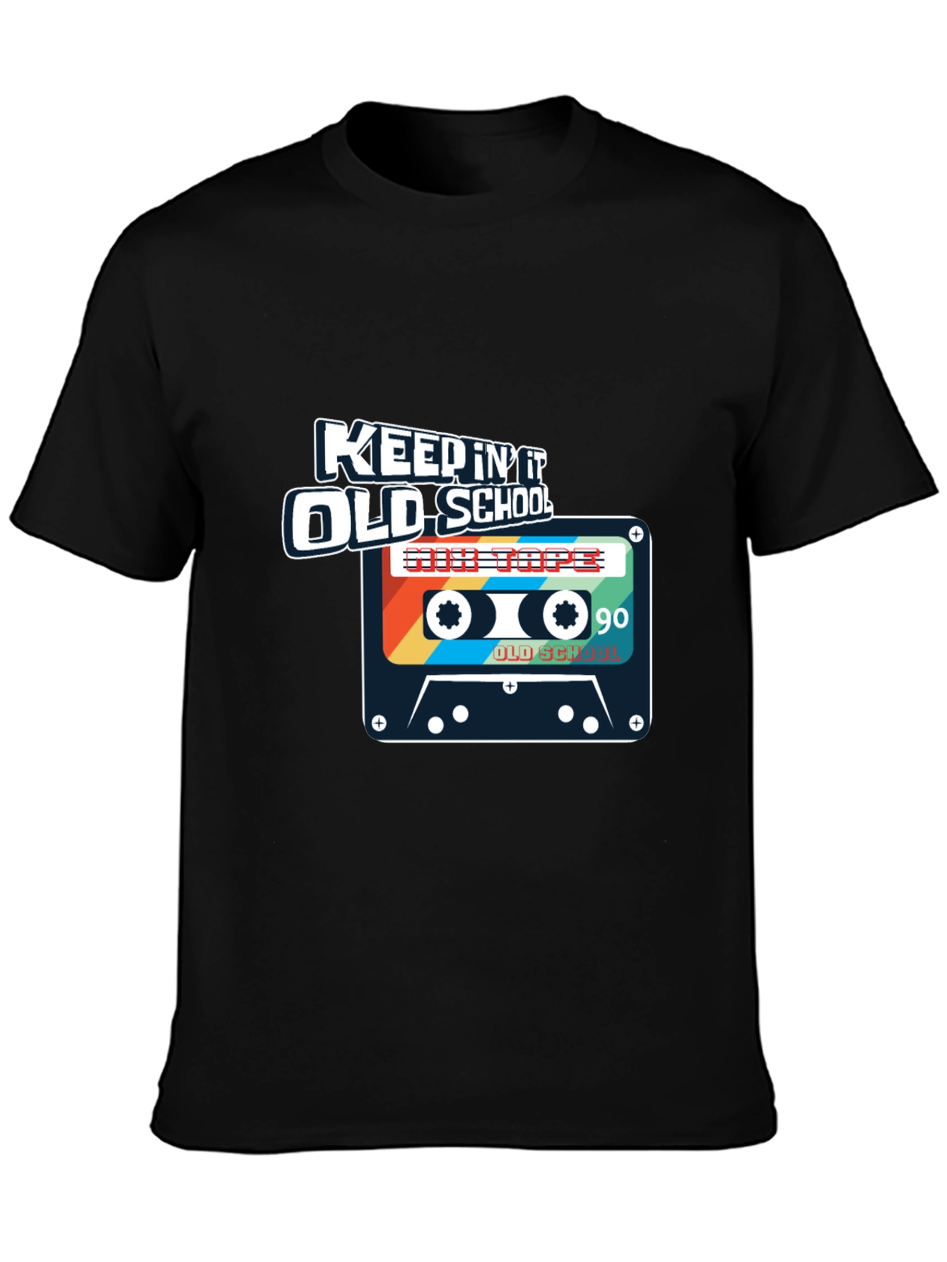 Keepin It Old School Cassette Tape Graphic Tee