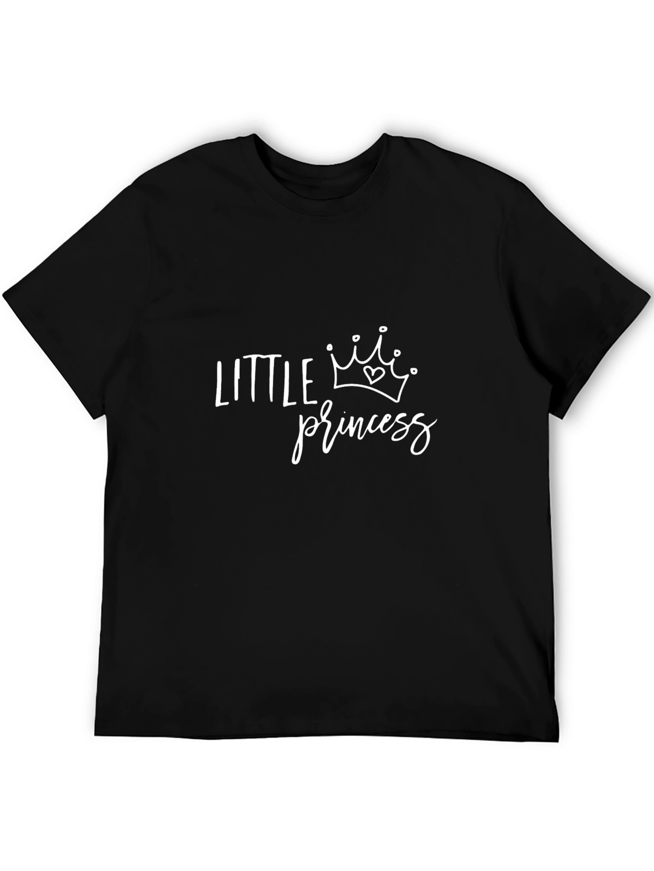 Little Princess Graphic Black T-Shirt