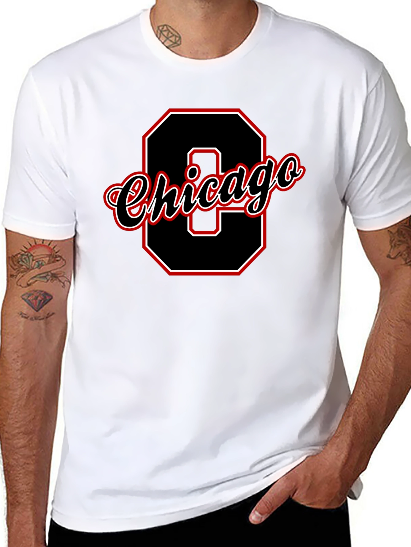 Chicago Black Graphic T-Shirt