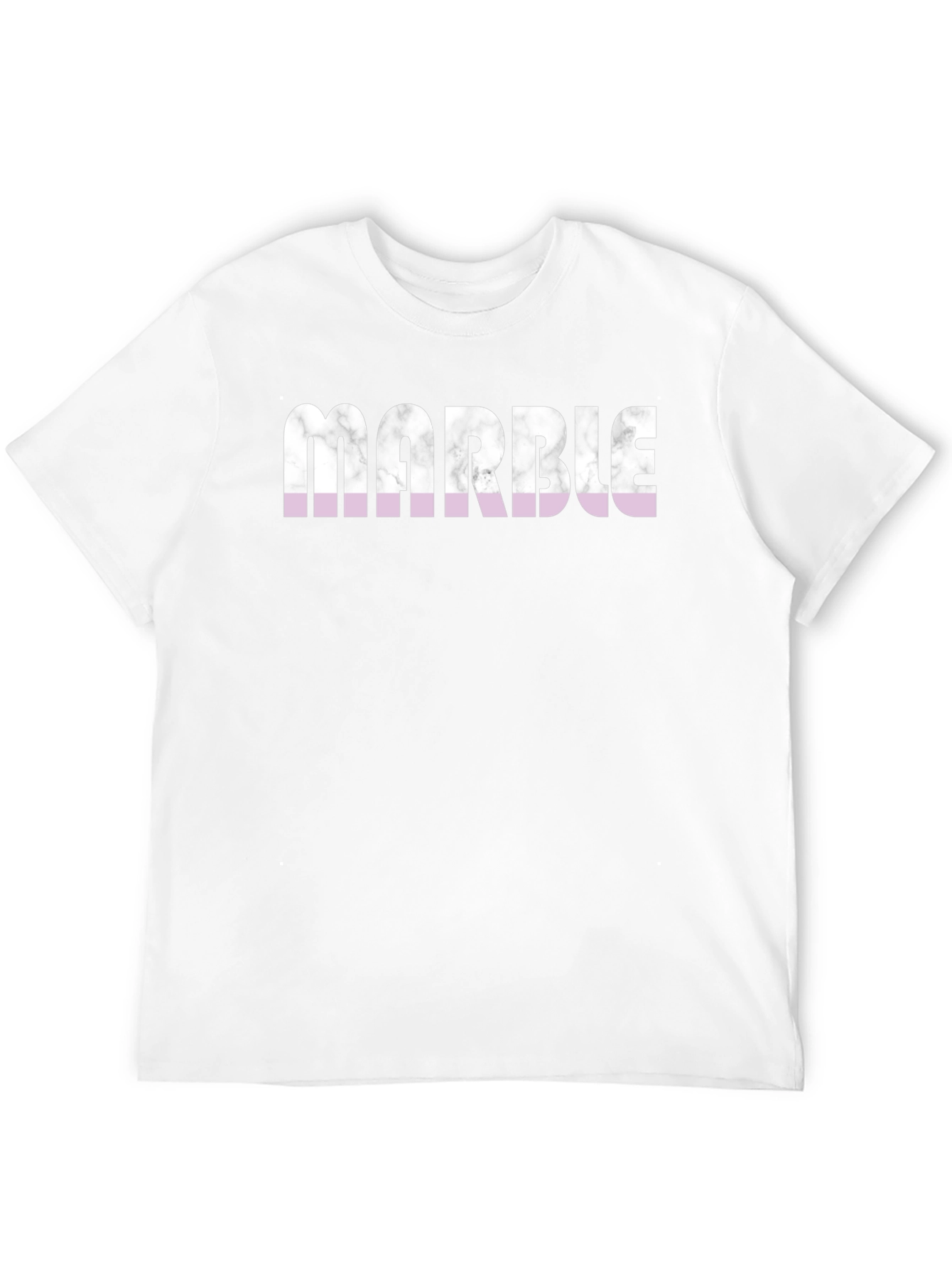 Marble Print Graphic Tee - Stylish Casual Wear