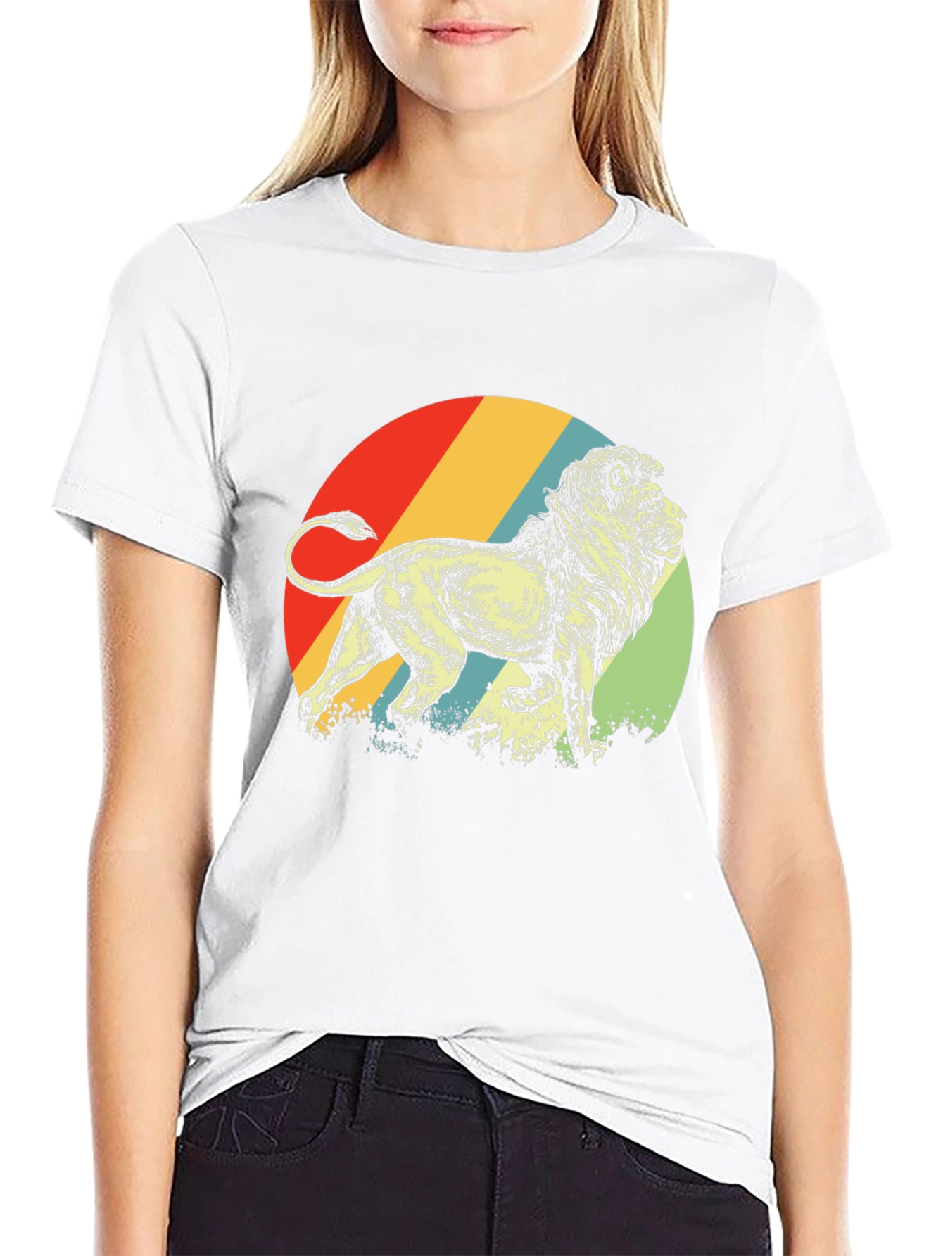 Retro Lion Graphic Tee