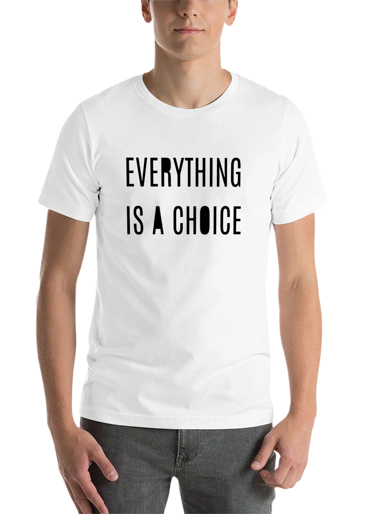 Everything Is A Choice Black T-Shirt