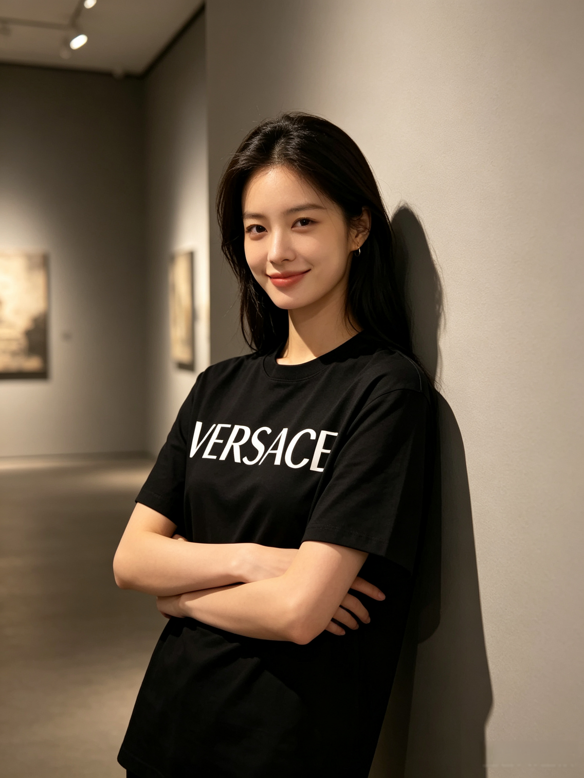 Black Versace Print Tee – Premium Style with Casual Comfort