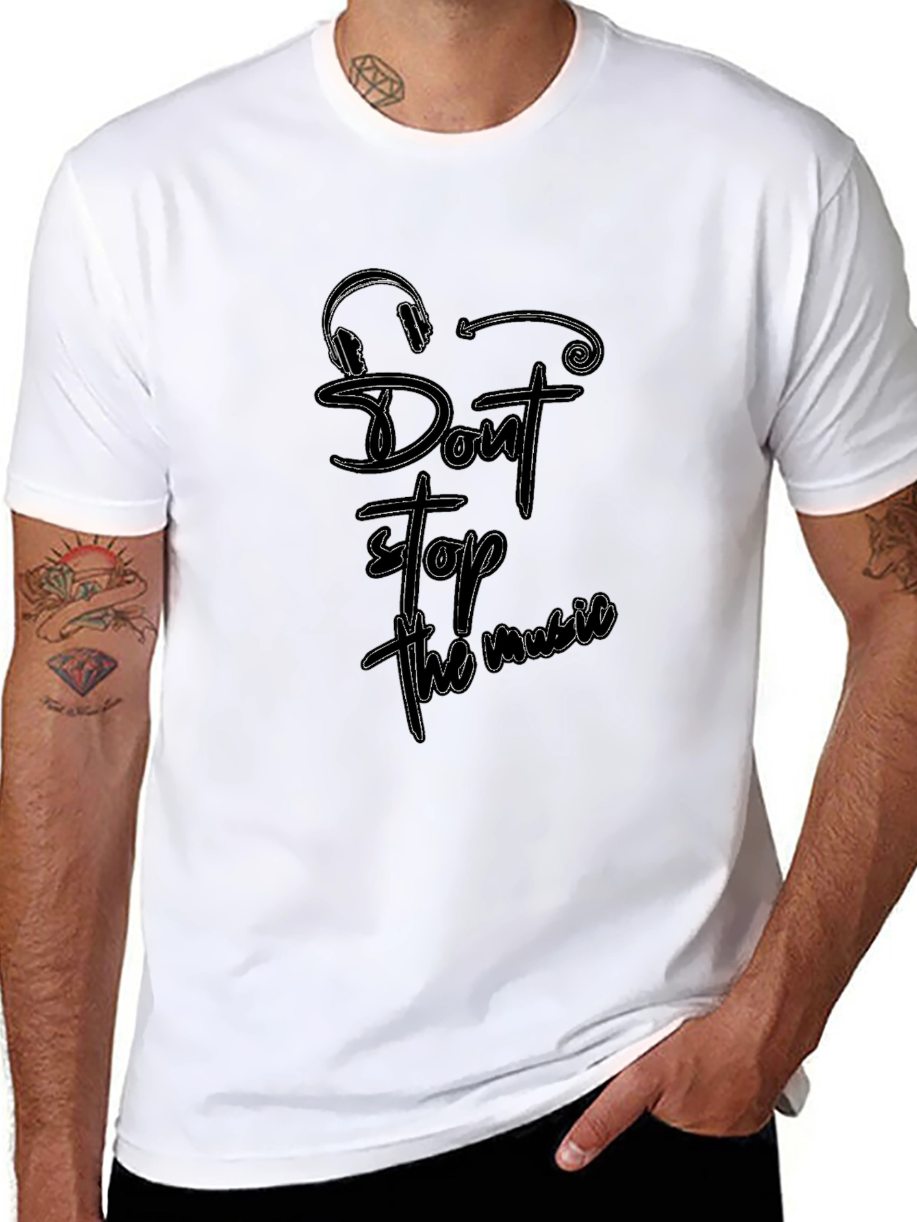 Dont Stop the Music Graphic Tee