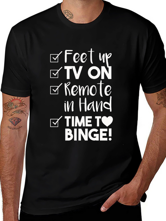 Feet Up TV Binge T-Shirt